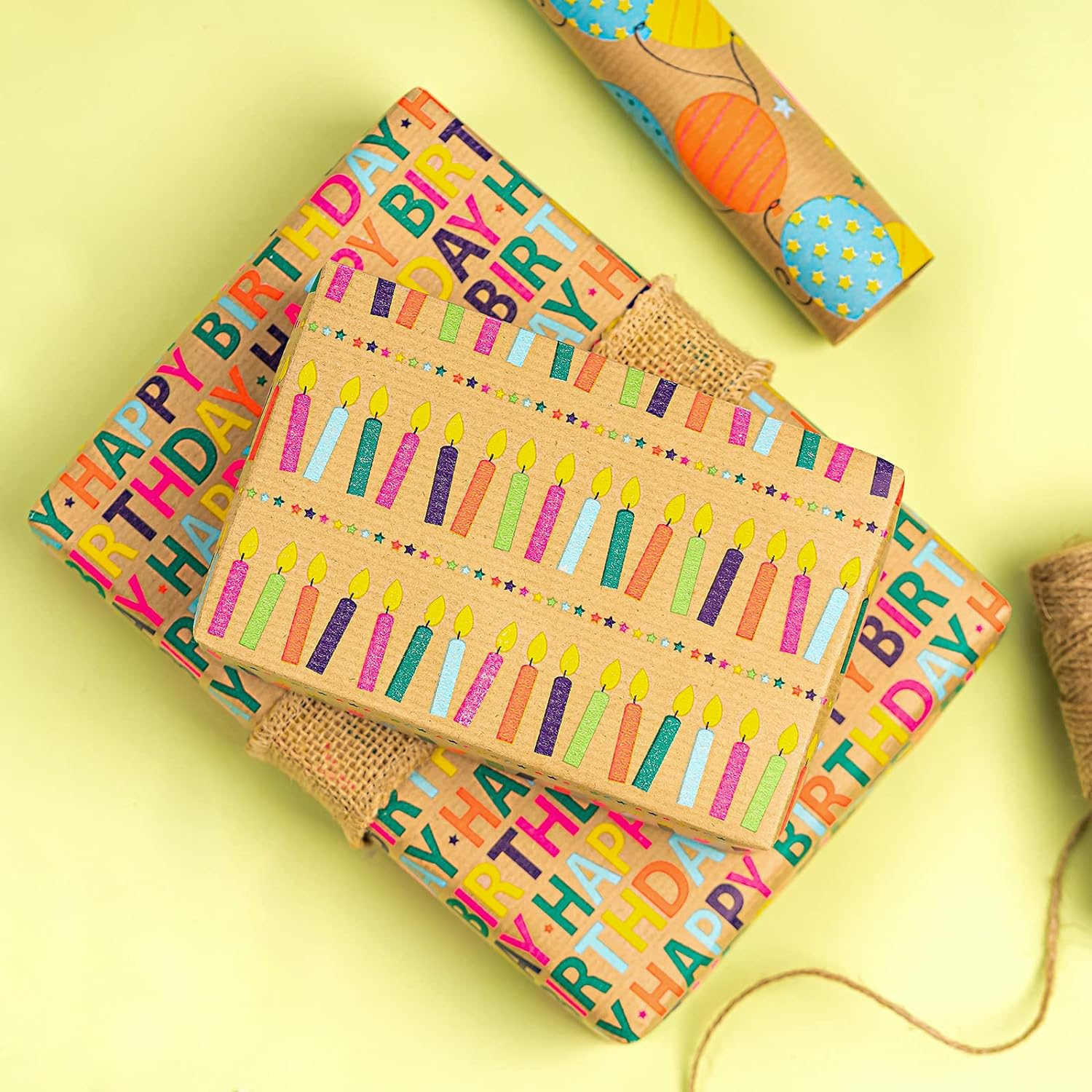 Wrapping Paper Rolls, Gift Wrap, Birthday Gift Wrap -17 Wrapping Paper Rolls, Gift Wrap, Birthday Gift Wrap -17